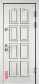 Входные двери МДФ в Домодедово «Белые двери МДФ»