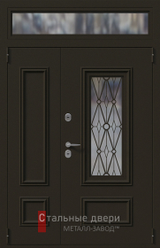 Входные двери МДФ в Домодедово «Двери МДФ со стеклом»